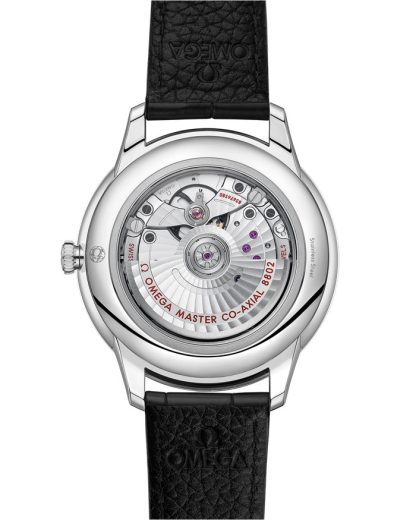 Omega De Ville Prestige 41 mm, stalowy na skórzanym pasku 434.13.41.20.02.001 - obrazek 2