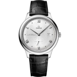 Omega De Ville Prestige 41 mm, stalowy na skórzanym pasku 434.13.41.20.02.001