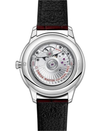 Omega De Ville Prestige 41 mm, stalowy na skórzanym pasku 434.13.41.20.11.001 - obrazek 2
