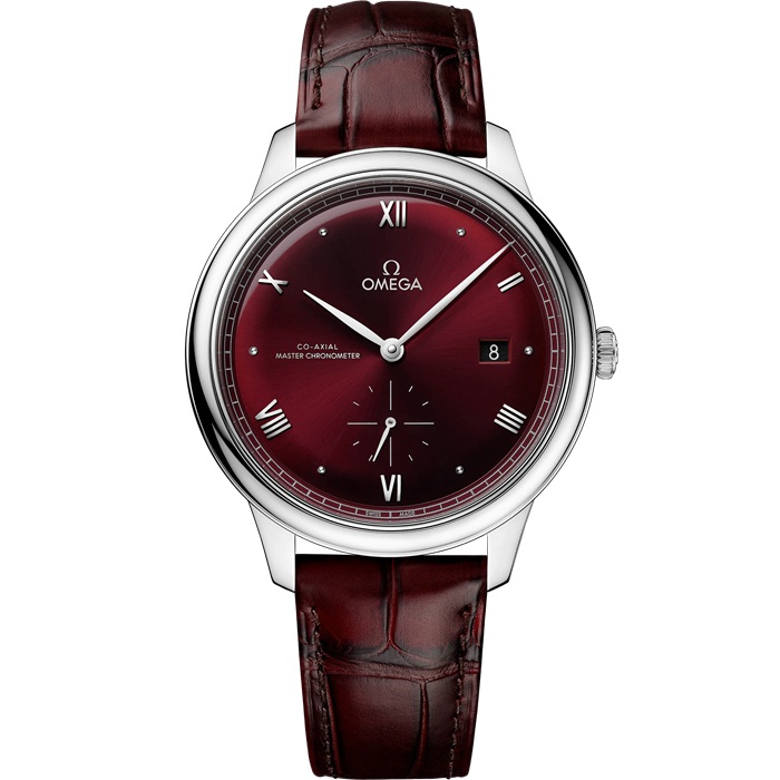 Omega De Ville Prestige 41 mm, stalowy na skórzanym pasku 434.13.41.20.11.001