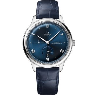Omega De Ville Prestige 41 mm, stalowy na skórzanym pasku 434.13.41.21.03.002