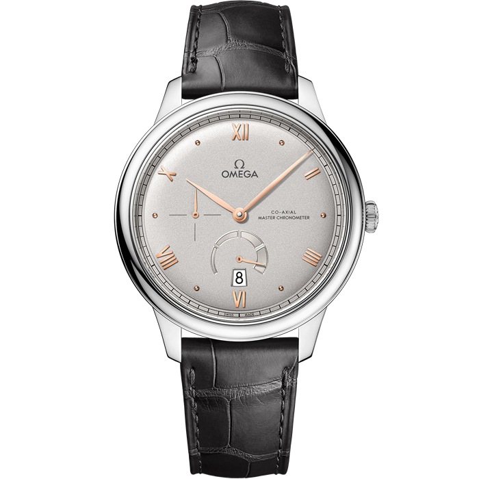 Omega De Ville Prestige 41 mm, stalowy na skórzanym pasku 434.13.41.21.06.001