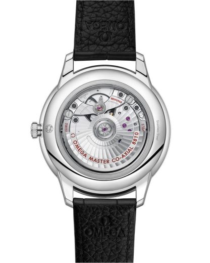 Omega De Ville Prestige 41 mm, stalowy na skórzanym pasku 434.13.41.21.10.001 - obrazek 2