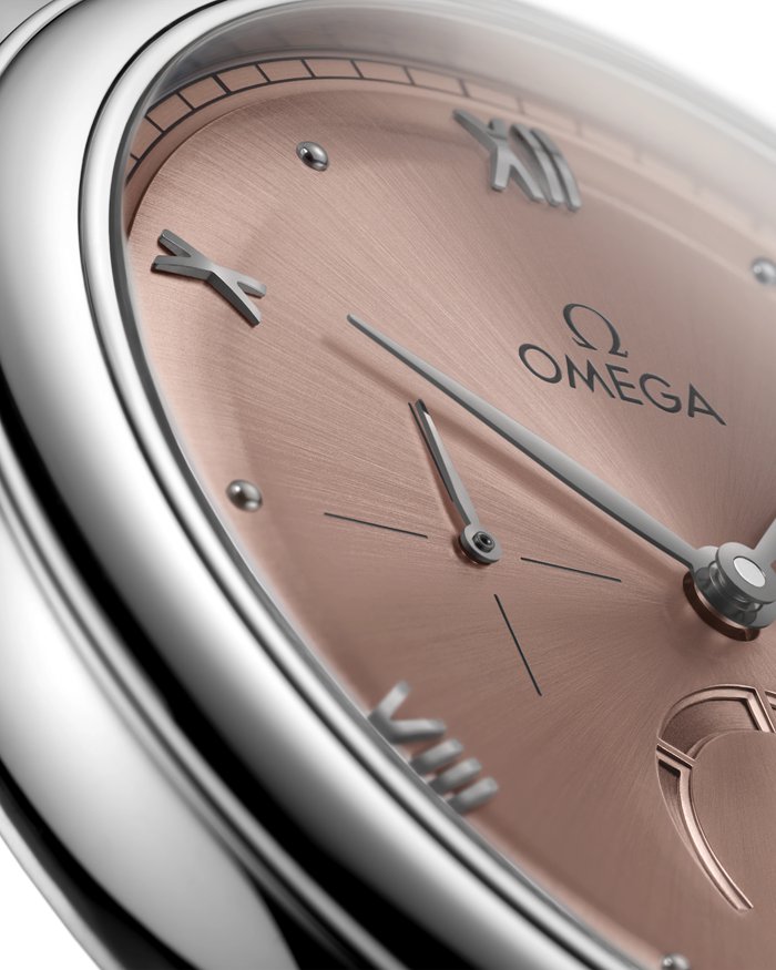 Omega De Ville Prestige 41 mm, stalowy na skórzanym pasku 434.13.41.21.10.001 - obrazek 3