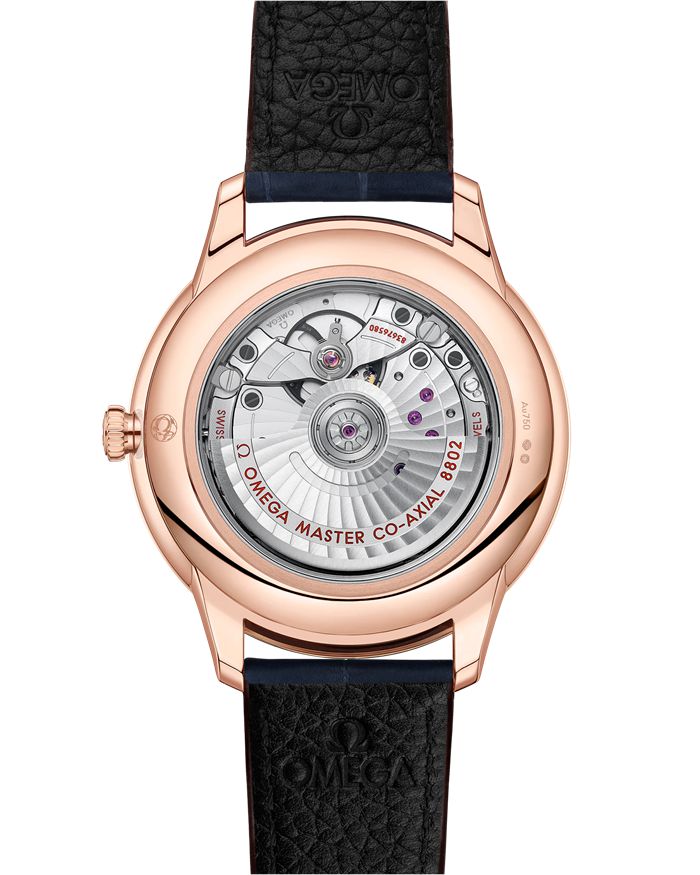 Omega De Ville Prestige 41 mm, złoto Sedna™ na skórzanym pasku 434.53.41.20.03.001 - obrazek 2