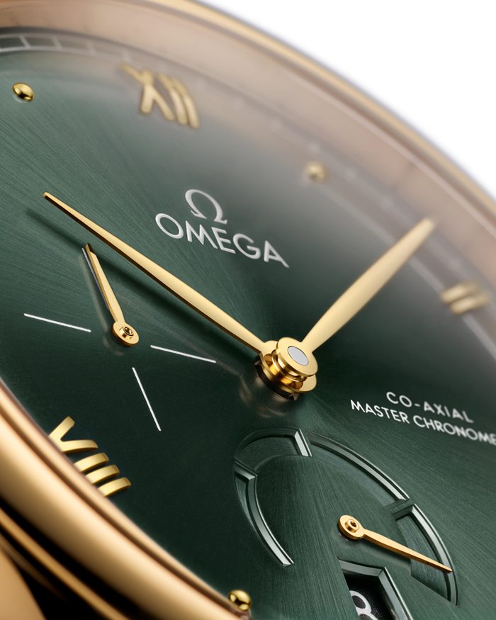 Omega De Ville Prestige 41 mm, żółte złoto na skórzanym pasku 434.53.41.21.10.001 - obrazek 3