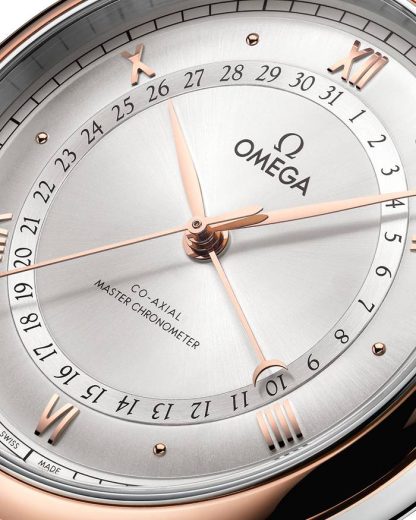 Omega De Ville Prestige 42 mm, stal - złoto Sedna™ na aligatorze 434.23.42.22.02.001 - obrazek 4
