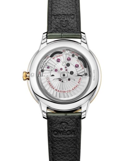 Omega De Ville Prestige 42 mm, stal - żółte złoto na aligatorze 434.23.42.22.10.001 - obrazek 2