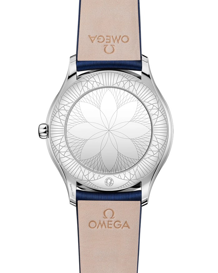 Omega De Ville Trésor 36 mm, stalowy na materiałowym pasku 428.17.36.60.04.001 - obrazek 2