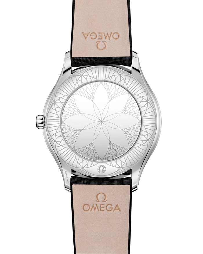 Omega De Ville Trésor 36 mm, stalowy na materiałowym pasku 428.17.36.60.05.001 - obrazek 2