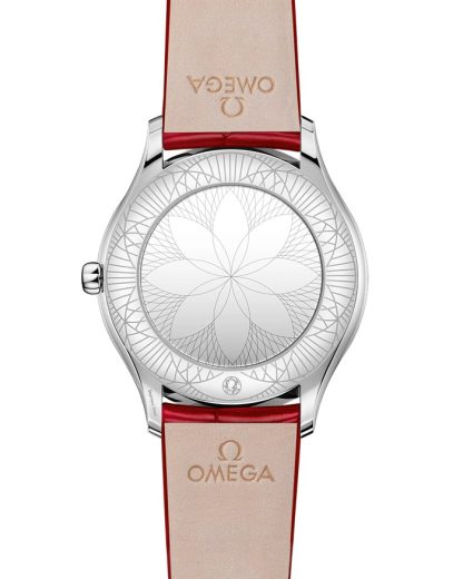 Omega De Ville Trésor 36 mm, stalowy na skórzanym pasku 428.18.36.60.04.002 - obrazek 2
