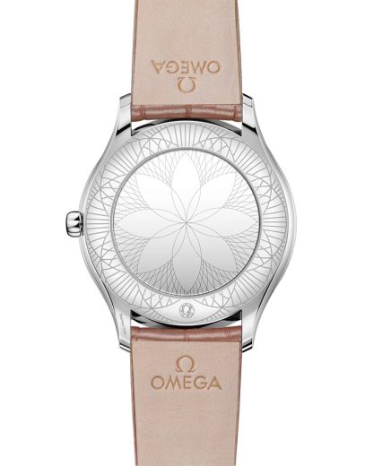 Omega De Ville Trésor 36 mm, stalowy na skórzanym pasku 428.18.36.60.05.002 - obrazek 2