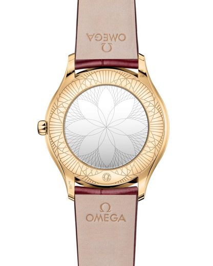 Omega De Ville Trésor 36 mm, złoto Moonshine™ na skórzanym pasku 428.58.36.60.11.001 - obrazek 2