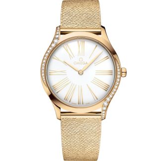 Omega De Ville Trésor 36 mm, złoto Moonshine™ na złocie Moonshine™ 428.55.36.60.04.001