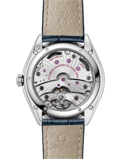 Omega De Ville Trésor 40 mm, stalowy na skórzanym pasku 435.13.40.21.03.002 - obrazek 2