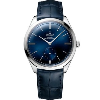 Omega De Ville Trésor 40 mm, stalowy na skórzanym pasku 435.13.40.21.03.002