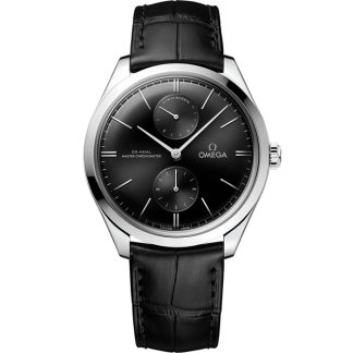 Omega De Ville Trésor 40 mm, stalowy na skórzanym pasku 435.13.40.22.01.001