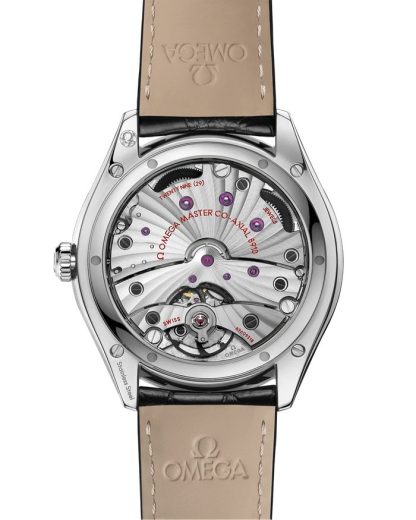 Omega De Ville Trésor 40 mm, stalowy na skórzanym pasku 435.18.40.21.02.001 - obrazek 2