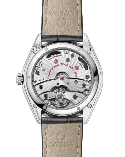 Omega De Ville Trésor 40 mm, stalowy na skórzanym pasku 435.18.40.21.02.002 - obrazek 2