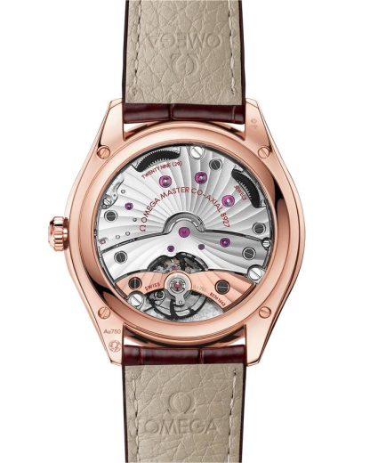 Omega De Ville Trésor 40 mm, złoto Sedna™ na skórzanym pasku 435.53.40.21.11.002 - obrazek 2