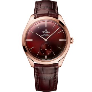 Omega De Ville Trésor 40 mm, złoto Sedna™ na skórzanym pasku 435.53.40.21.11.002
