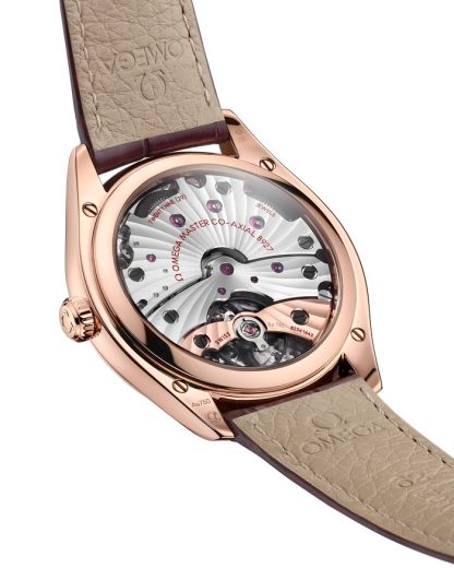 Omega De Ville Trésor 40 mm, złoto Sedna™ na skórzanym pasku 435.53.40.21.11.002 - obrazek 3