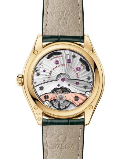 Omega De Ville Trésor 40 mm, żółte złoto na skórzanym pasku 435.53.40.21.10.001 - obrazek 2