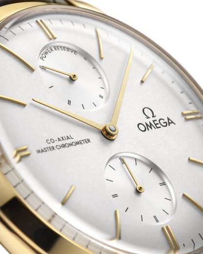 Omega De Ville Trésor 40 mm, żółte złoto na skórzanym pasku 435.53.40.22.02.001 - obrazek 4