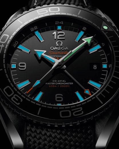 Omega Deep Black Seamaster Planet Ocean 600M 45,5 mm, czarna ceramika na gumowym pasku 215.92.46.22.01.001 - obrazek 3