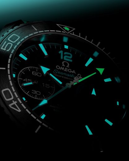 Omega ETNZ Deep Black Seamaster Planet Ocean 600M 45,5 mm, czarna ceramika na gumowym pasku 215.92.46.51.01.003 - obrazek 5