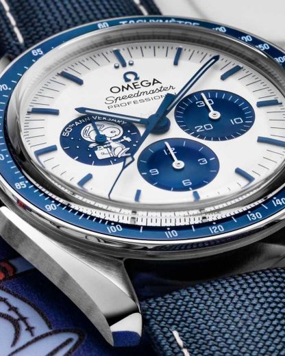 Omega Exclusive Access "Silver Snoopy Award" Speedmaster Anniversary Series 42 mm, stalowy na powlekanym nylonowym pasku 310.32.42.50.02.001 - obrazek 5