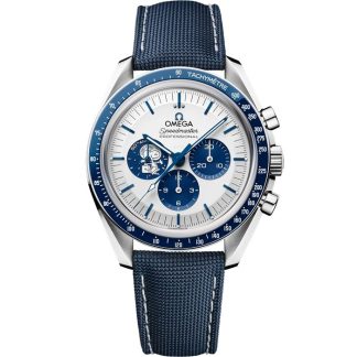 Omega Exclusive Access "Silver Snoopy Award" Speedmaster Anniversary Series 42 mm, stalowy na powlekanym nylonowym pasku 310.32.42.50.02.001