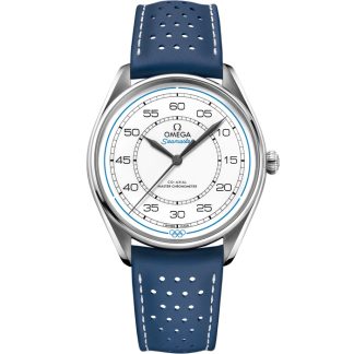 Omega Limited Edition Set Seamaster Olympic Official Timekeeper 39,5 mm, stalowy na skórzanym pasku 522.32.40.20.04.001