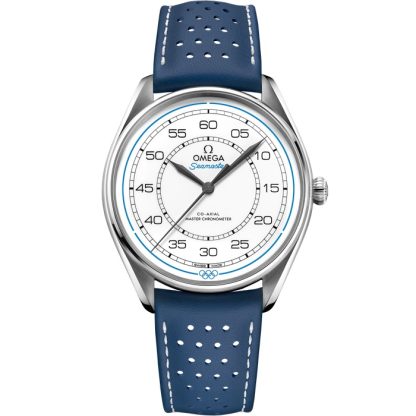 Omega Limited Edition Set Seamaster Olympic Official Timekeeper 39,5 mm, stalowy na skórzanym pasku 522.32.40.20.04.001