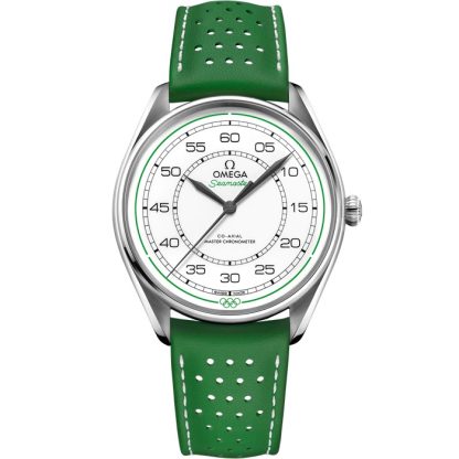 Omega Limited Edition Set Seamaster Olympic Official Timekeeper 39,5 mm, stalowy na skórzanym pasku 522.32.40.20.04.005