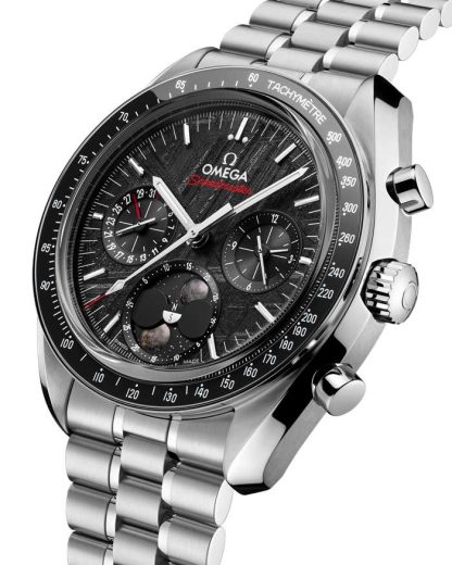 Omega Meteorite Speedmaster Moonphase 43 mm, stal na stali 304.30.43.52.01.001 - obrazek 3