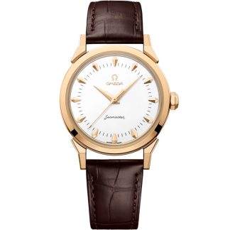 Omega Milano Cortina 2026 New Seamaster 37 mm 37 mm, złoto Moonshine ™ na aligatorze 522.53.37.20.04.001