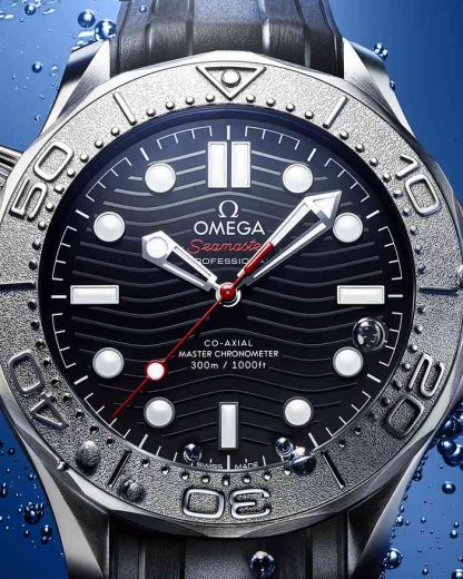 Omega Nekton Edition Seamaster Diver 300M 42 mm, stalowy na gumowym pasku 210.32.42.20.01.002 - obrazek 4