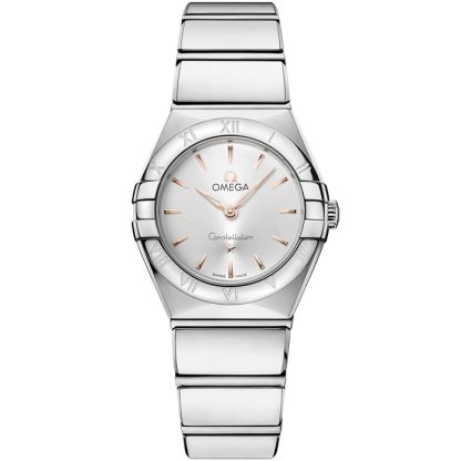 Omega New Constellation 25 mm, stal na stali 131.10.25.60.02.002