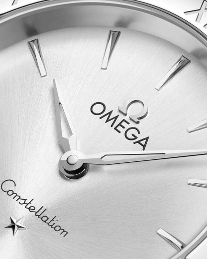 Omega New Constellation 28 mm, stal na stali 131.10.28.60.02.002 - obrazek 4