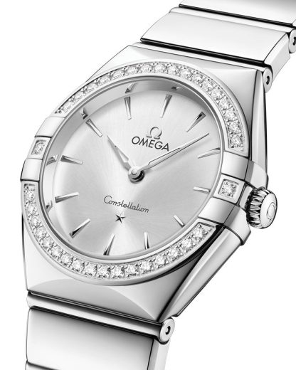 Omega New Constellation 28 mm, stal na stali 131.15.28.60.02.001 - obrazek 5