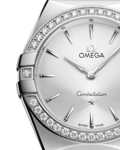 Omega New Constellation 28 mm, stal na stali 131.15.28.60.02.001 - obrazek 3