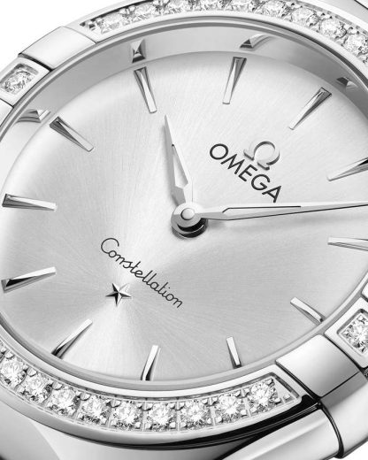 Omega New Constellation 28 mm, stal na stali 131.15.28.60.02.001 - obrazek 4