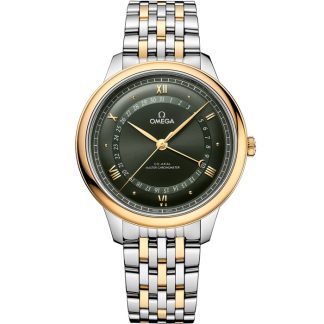 Omega New De Ville Prestige 42 mm, stal - żółte złoto na stali - żółte złoto 434.20.42.22.10.001