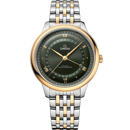 Omega New De Ville Prestige 42 mm, stal - żółte złoto na stali - żółte złoto 434.20.42.22.10.001