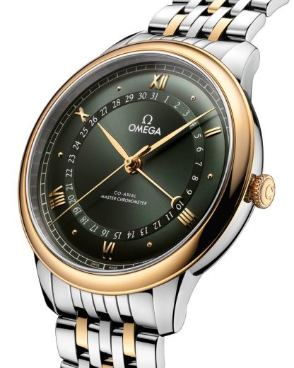 Omega New De Ville Prestige 42 mm, stal - żółte złoto na stali - żółte złoto 434.20.42.22.10.001 - obrazek 3