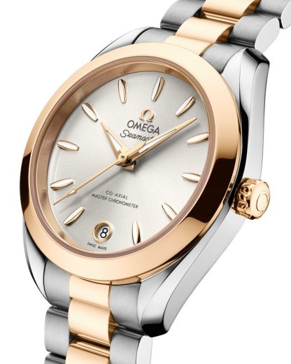 Omega New Seamaster Aqua Terra 150M 30 mm, stal - złoto Moonshine™ na stali - złoto Moonshine™ 220.20.30.20.02.001 - obrazek 3