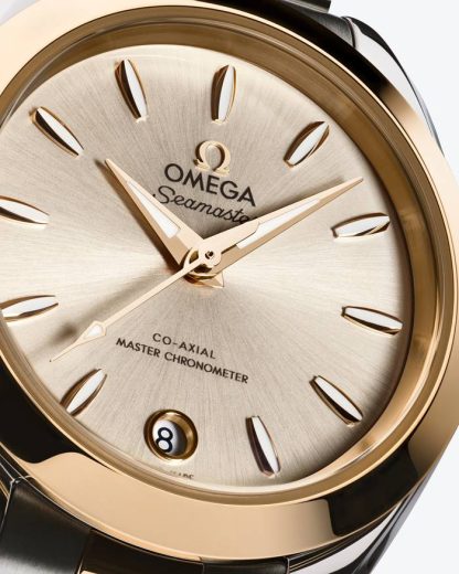Omega New Seamaster Aqua Terra 150M 30 mm, stal - złoto Moonshine™ na stali - złoto Moonshine™ 220.20.30.20.02.001 - obrazek 4