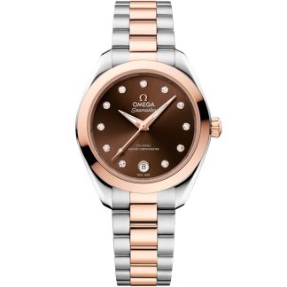 Omega New Seamaster Aqua Terra 150M 30 mm, stal - złoto Sedna™ na stali - złoto Sedna™ 220.20.30.20.63.001