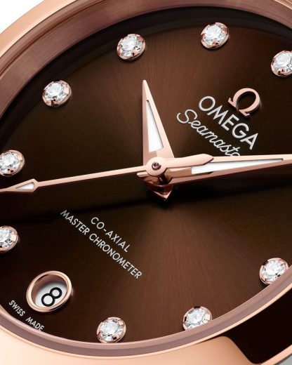 Omega New Seamaster Aqua Terra 150M 30 mm, stal - złoto Sedna™ na stali - złoto Sedna™ 220.20.30.20.63.001 - obrazek 4